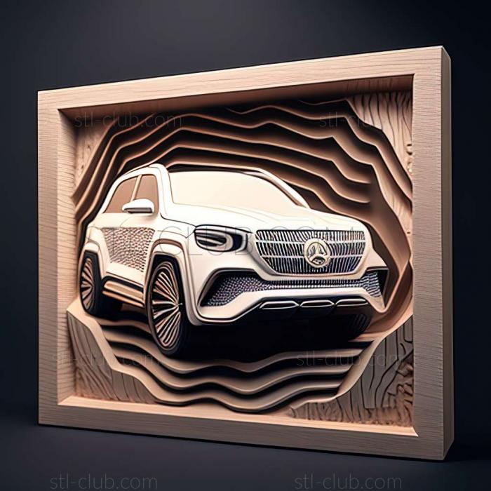 3D мадэль Mercedes Benz EQS SUV (STL)
